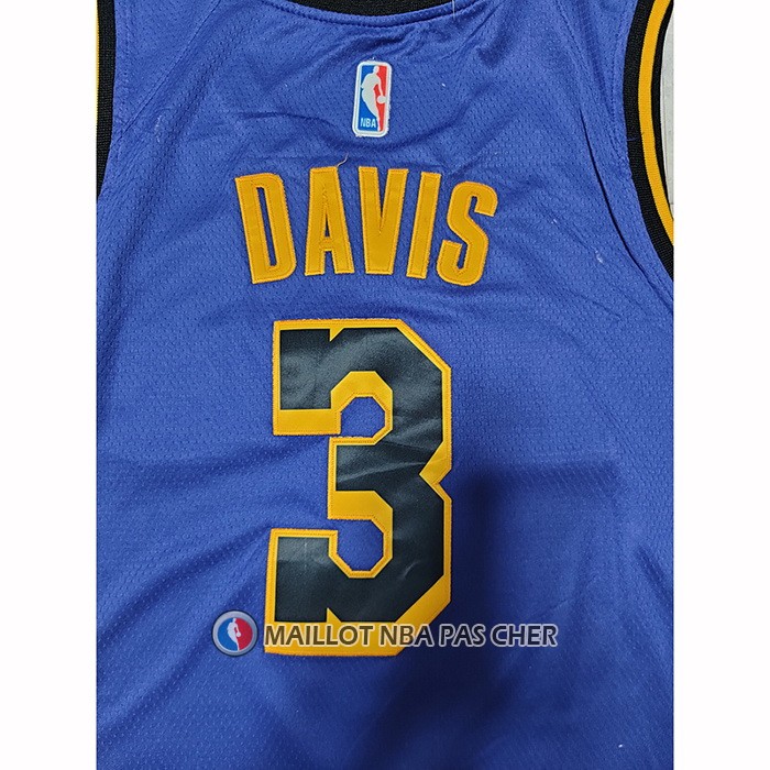 Maillot Los Angeles Lakers Anthony Davis NO 3 Statement 2022-23 Volet